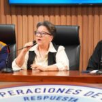 Gloria Ceballos dice que las lluvias continuarán hasta el viernes; llaman a no descuidarse